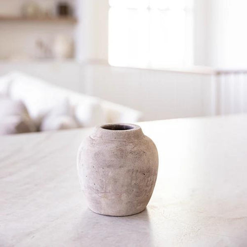 Lucas Light Wash Round Vase
