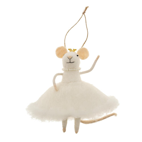 Snow Princess Mouse Ornament
