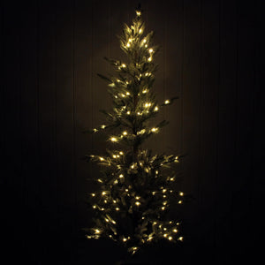 Flocked Balsam LED Tree