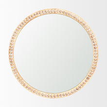 Load image into Gallery viewer, Roan Light Brown Beaded Mirror *in store pickup only