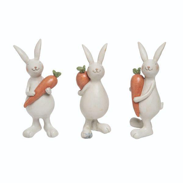 Bunny with Carrot Figurine