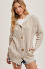 Load image into Gallery viewer, Talulla Terry Knit Cardigan