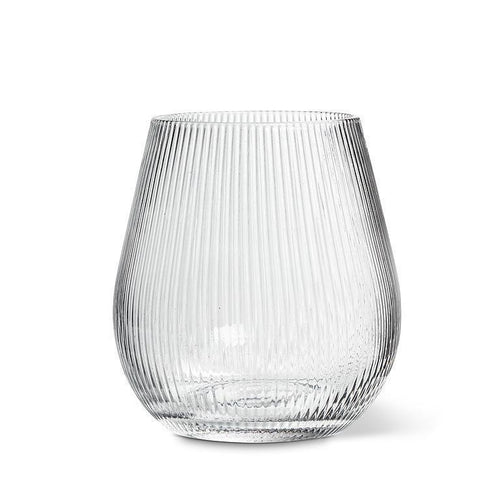 Narrow Optic Wide Bottom Vase