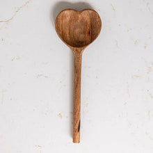 Load image into Gallery viewer, Mango Wood Heart Shaped Spoon