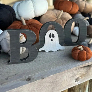 Ghosty Boo Halloween Letters