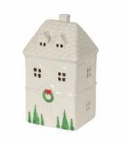 Load image into Gallery viewer, Winter Detail Ceramic House