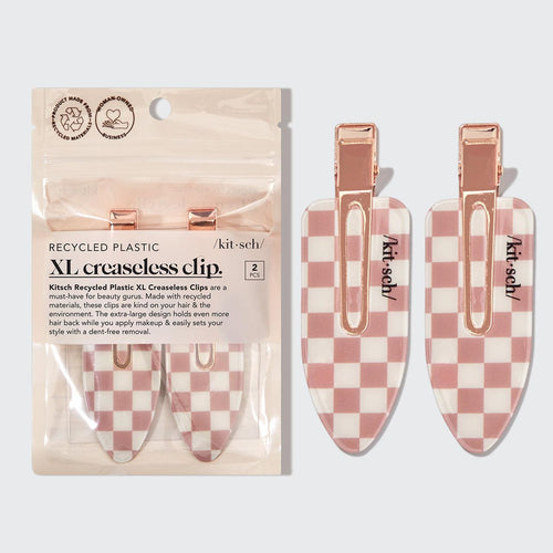 Creaseless Clips Checkered Terracotta