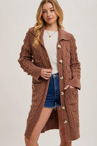 Hadley Cable Knit Cardigan