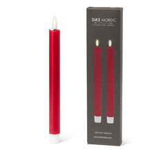 Load image into Gallery viewer, Red Luxlite Taper Candles