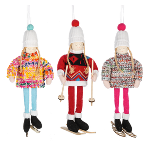 Winter Fun Snow Play Ornaments