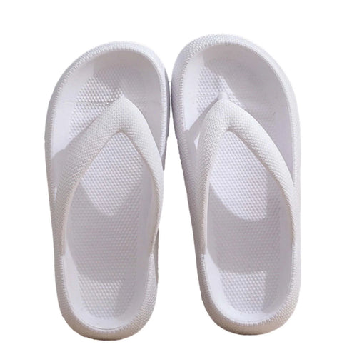 White Flip Flops