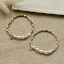 Load image into Gallery viewer, White Pearl Dixie Bracelet