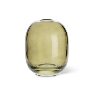Medium Moss Green Barrel Vase