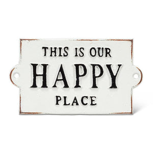 This is Our Happy Place Sign
