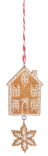 Load image into Gallery viewer, Gingerbread House Cookie Ornament