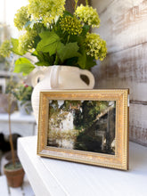 Load image into Gallery viewer, Vintage House Artwork | Soft Gold Detail Frame