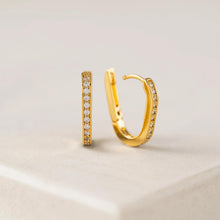 Load image into Gallery viewer, Solana Paperclip Hoops