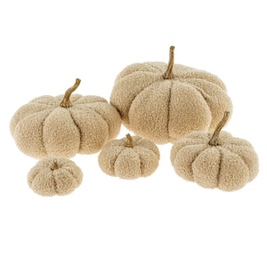 L Beige Boucle Pumpkin