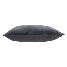 Load image into Gallery viewer, Lumbar Graphite Vera Velvet Pillow