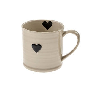 Black Sweet Heart Mug