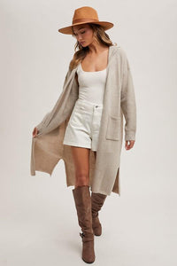 Oatmeal Willow Hoodie Cardigan