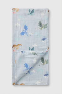 Magical Dragons Muslin Swaddle