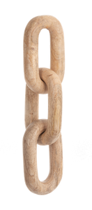 Wood Link Chain Decor