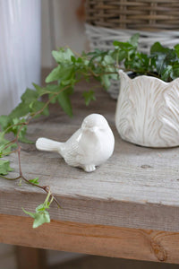 White Ceramic Detail Birds