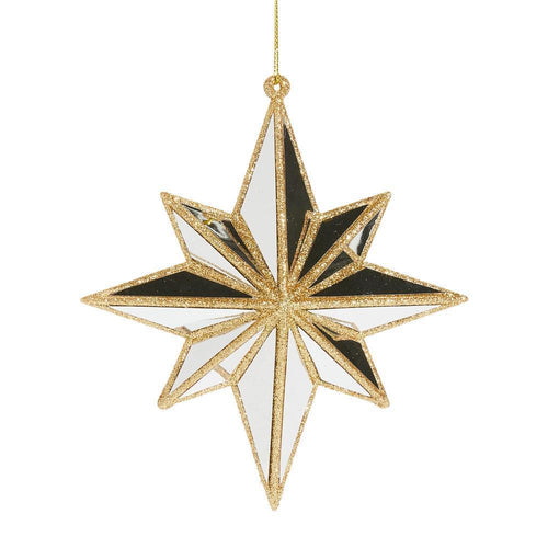 Mirrored North Star Ornament
