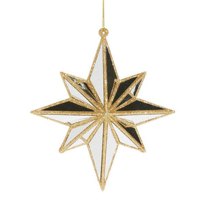 Mirrored North Star Ornament