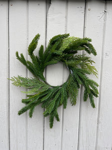 14" Fresh Touch Spruce & Cedar Candle Ring