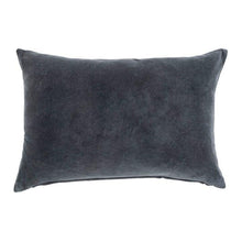 Load image into Gallery viewer, Lumbar Graphite Vera Velvet Pillow