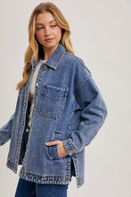 Load image into Gallery viewer, Asher Blue Denim Jacket