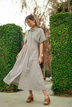 Load image into Gallery viewer, Evangeline Striped Shirt Dress