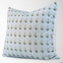 Load image into Gallery viewer, Arabella Light Blue Print Pillow