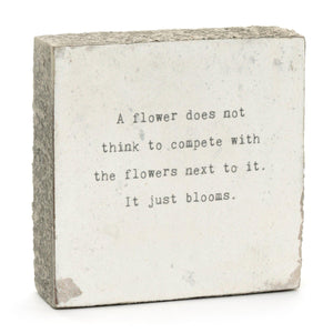 A Flower Does Not Art Block