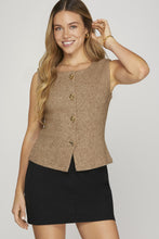 Load image into Gallery viewer, Mocha Willa Knit Vest