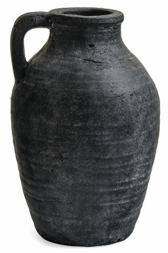 Washed Black Terracotta Jug