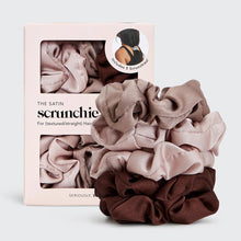 Load image into Gallery viewer, Cameo Satin Sleep Scrunchies