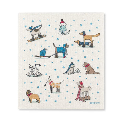Winterdogs Dishcloth