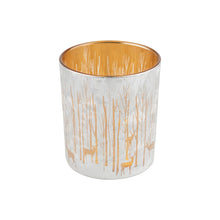Load image into Gallery viewer, Frosted Silver Deer Votive
