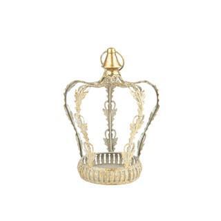 Antique Gold Metal Crown Table Piece