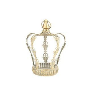 Antique Gold Metal Crown Table Piece