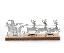 Load image into Gallery viewer, Santa&#39;s Sleigh Tealight Holder