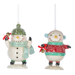 Colourful Snowmen Ornaments
