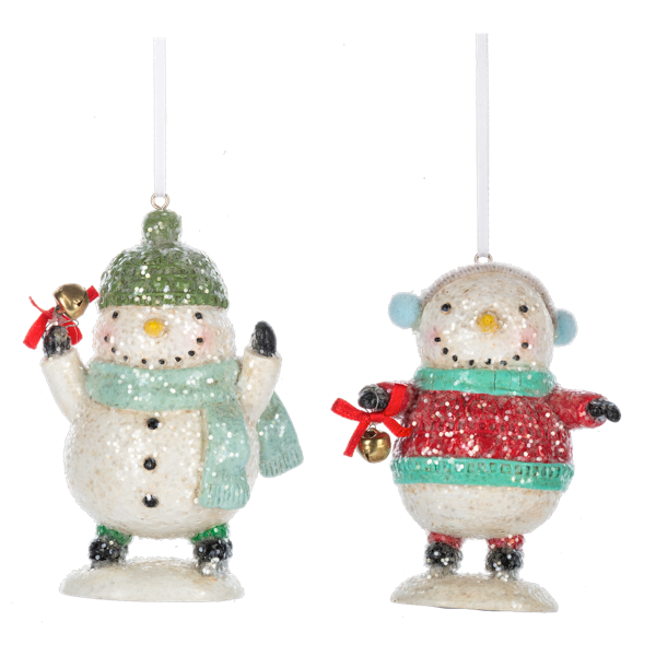 Colourful Snowmen Ornaments