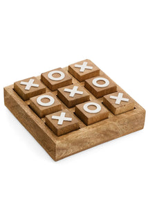 Tic Tac Toe Natural Wood