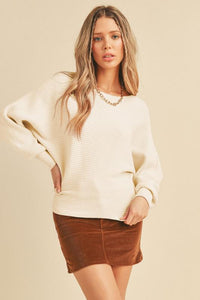 Cream Isla Dolman Sweater
