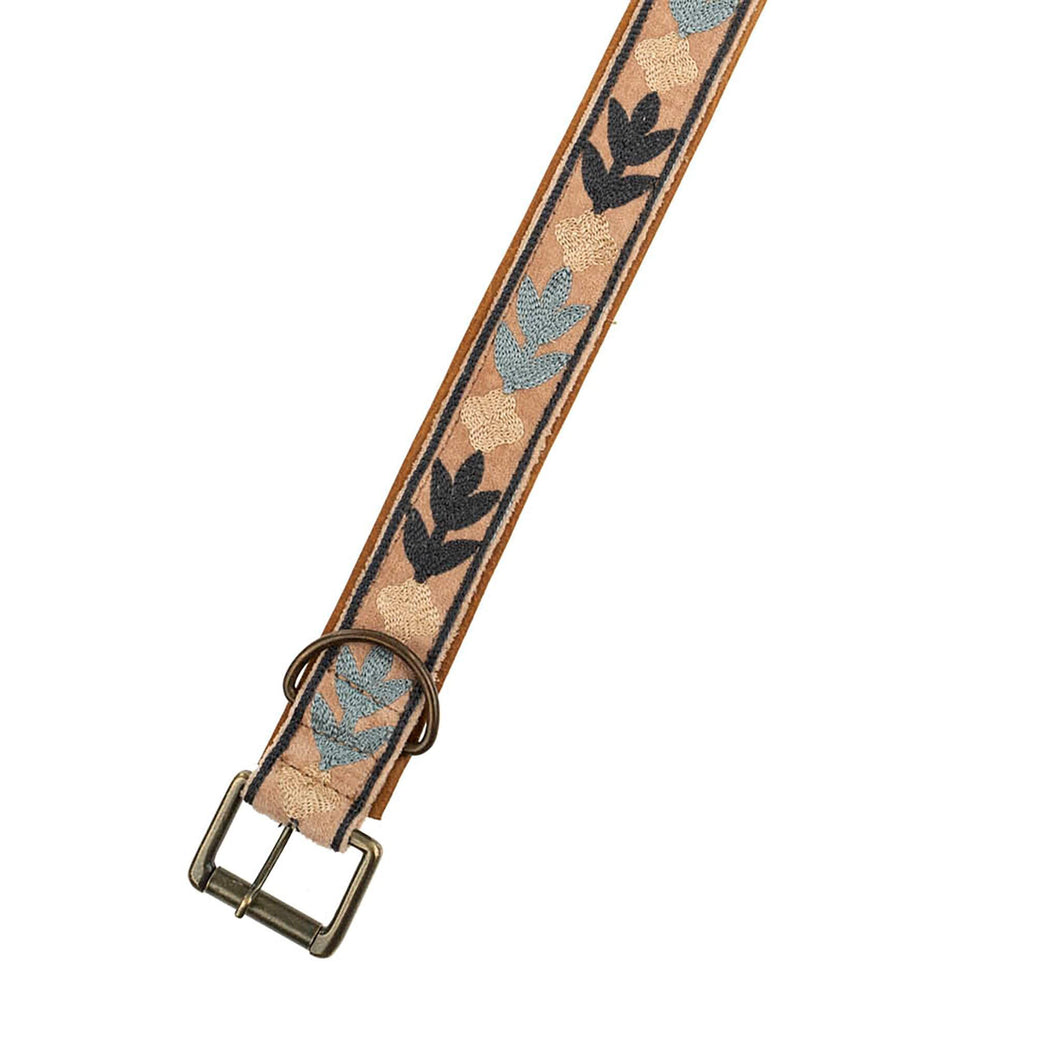 Casper Embroidered Dog Collar