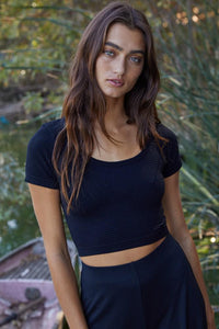 Black Kai Crop Top